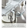 thumbnail image 5 of Yamazaki Home Expandable Countertop Shelf, White, Steel, Large, Supports 23 pounds, Expandable, 5 of 7