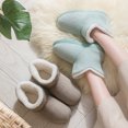 thumbnail image 4 of AUXDIQ Women Men Winter Boots Slippers Home Warm Fleece Booties Slipper Anti Slip House Shoes Indoor Outdoor, 4 of 4