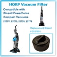 thumbnail image 2 of HQRP Inner & Outer Circular Filter for Bissell 23T7N, 23T7R, 23T7L, 23T7M PowerForce Compact Vacuum Cleaner, 2 of 6
