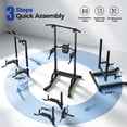 thumbnail image 4 of FED Fitness Sportsroyals Series Power Tower Pull Up Bar Station, 450LBS Stable Pull Up Dip Station for Home Gym, 4 of 10