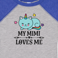 thumbnail image 4 of Inktastic Mimi Loves Me Unicorn Cat Girls Baby Bodysuit, 4 of 5