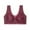 Wine, variant on yillto M-8XL Bra for Women's Plus Size Bras Full Coverage No Underwire Everyday Lace Bralettes