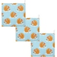 thumbnail image 7 of Dreamtimes 5 PCS Cute Fall Squirrel Baby Muslin Washcloths, Pine Cone Face Towel Burp Cloths Ultrasoft Absorbent Cotton Bath Wipes Towels for Newborn Boys Girls, 7 of 7