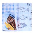 thumbnail image 2 of Oubit Bathroom Supplies,Cute Cat Fish Pattern Curtain Divider Bath Curtain Finely Tuned Performance, 2 of 9