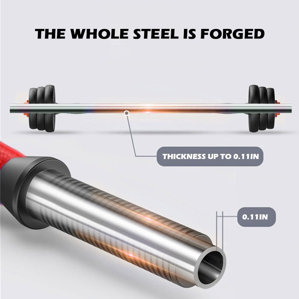 Guzom Exercise & Fitness- Adjustable Weights Dumbbells Set, Free Weights Set with Connecting Rod 30KG