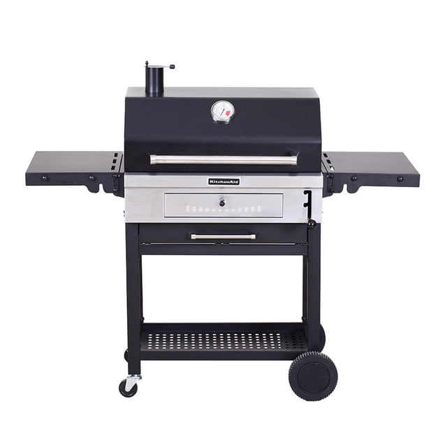 Asador de carbón KitchenAid Cart-Style 810-0021 Negro