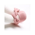 thumbnail image 2 of Newborn Baby Girl Cute Bow Sneakers Anti-Slip Soft Soled Shoe First Walkers, 2 of 6