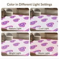 thumbnail image 7 of ODIKA 8'x10' Washable Area Rug Pink Dots Whimsical Borders Ombre Gradient Watercolor Large Confetti Refined for Living Room, Under Sectional, Family , Durable, Non-Slip, 7 of 7