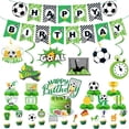 thumbnail image 1 of Kit de decoración para fiestas con temática de fútbol, cumpleaños, 19 unidades, 1 of 2