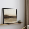 thumbnail image 2 of Framed Canvas Print Abstract Field Landscape Wall Art Neutral Vintage Decorative for Living Room Bedroom - 24"x24" BLACK, 2 of 8