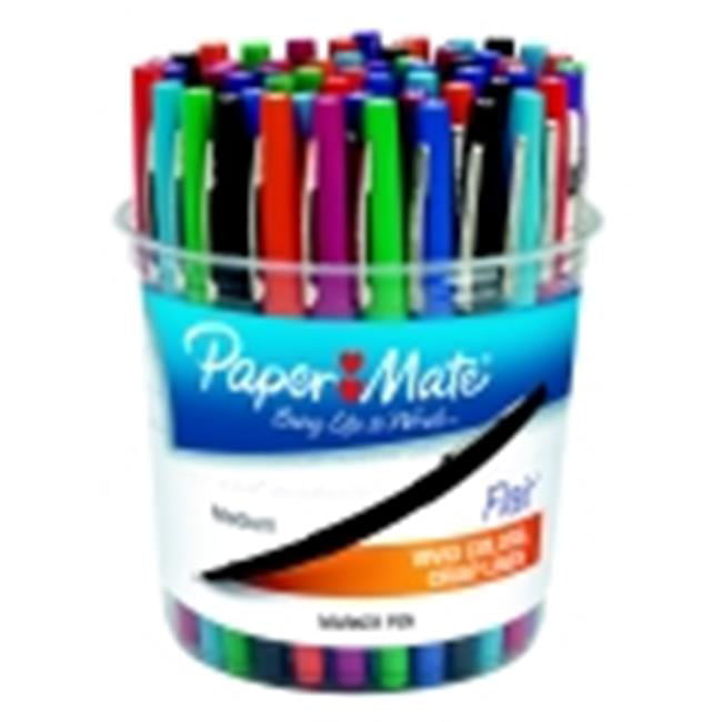 Paper Mate Flair Felt Tip Pen Point Guard Medium Point 12 Colors Set Acid Free 