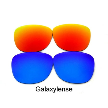 Galaxy Replacement Lenses for Ray Ban RB2140 54mm Red & Blue Color  100% UVAB