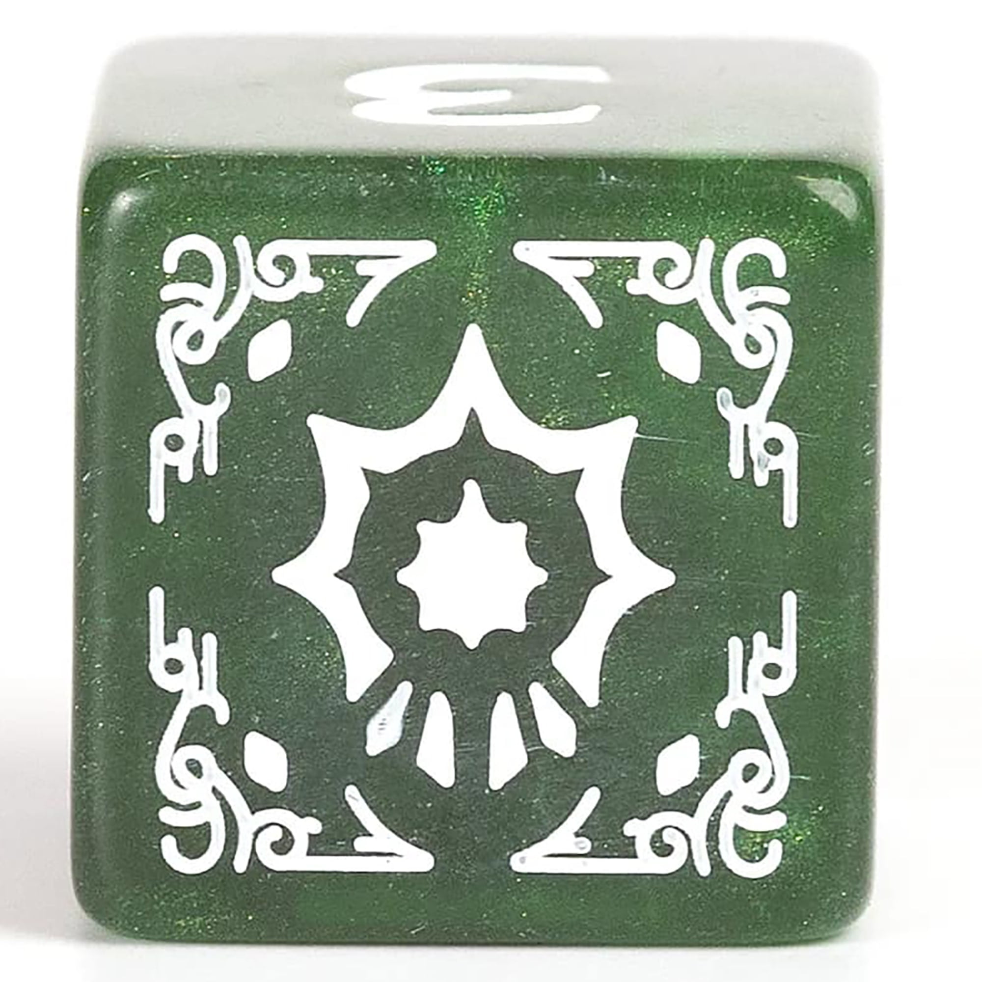 Dungeons & Dragons: D&D Adventure Dice: Cleric - Green - 15pc RPG Die Set, Class Symbols, Roleplaying Game Accessory, Sirius Dice, Officially Licensed