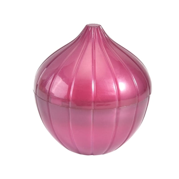 Kitchen Food Crisper Vegetable Container Onion For Fresh Storage(Watermelon Red,3.94x3.94x4.53")