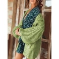 thumbnail image 3 of Womens Open Front Chunky Cardigan Cable Knit Oversized Cardigan Sweaters, 3 of 4