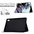 thumbnail image 4 of SaniMore Stand Case for iPad Mini 6 8.3", PU Leather Anti-scratch/Anti-shock [Auto Wake/Sleep + Slot Holder + Anti-slip Strip + Flip Kickstand] Stylish Pattern,, 4 of 8