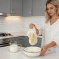 thumbnail image 6 of Qjidjing 2Pcs Cheese Cloths with Closed Edges Fabric Fine Mesh Cloth, 20x20 Inch, 100% Cotton for Straining, Cooking, 6 of 8
