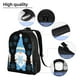 thumbnail image 5 of Balery Christmas Gnome Snowflake Mochila - Mochila Estilosa y Duradera para Laptop de 15 Pulgadas con Tela Oxford Impermeable, 5 of 8