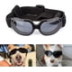 thumbnail image 1 of Gafas para perros, protección ocular, resistentes al viento, impermeables, con protección UV, ajustables, gafas de sol para perros - Negro, 1 of 5