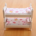 thumbnail image 4 of Cama para muñecas juguete ligero y cómodo de madera de primera litera para muñecas hija pequeña para niños y niñas de jardín de infantes ANGGREK Otros, 4 of 7