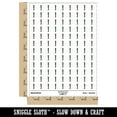thumbnail image 2 of Hair Comb with Heart 200+ Round Stickers - White - Gloss Finish - 0.50" Size, 2 of 3