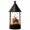 B, variant on THHEIC 2 Pack 5.9" Halloween Retro Hanging Lantern, Graveyard Flameless Candle Holder with Transparent Glass, Day of The Dead Lantern for Home Halloween Party Supplies