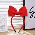 thumbnail image 7 of LinYooLi Headbands for Women 2Pcs Red Headband Bow headband for Women Gril Christmas Halloween Cosplay Hairband Hair Accessories, 7 of 7