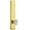 Lifetime Brass, variant on Grandeur 837567 Fifth Avenue Solid Brass Rose Left Handed Tall Plate Privacy Door Knob Set