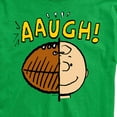 thumbnail image 3 of Peanuts - C Brown Half Football Head - Men's Short Sleeve Graphic T-Shirt, 3 of 6