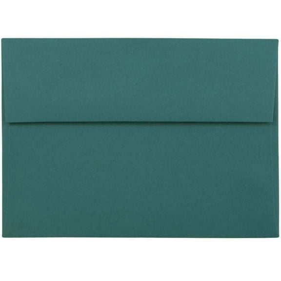 JAM Paper A7 Envelopes, 5 1/4 x 7 1/4, Teal, 250/Pack