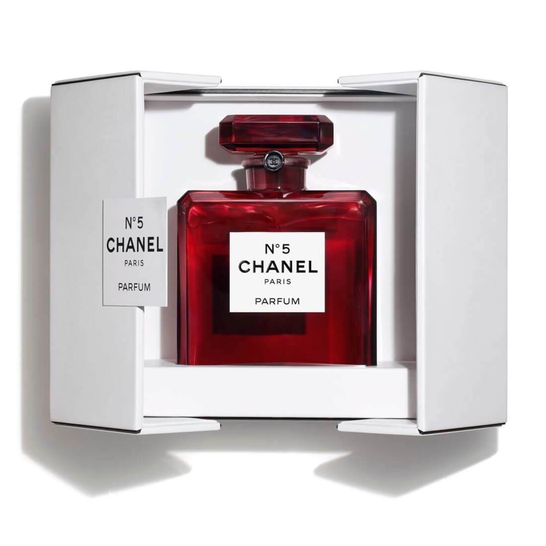 chanel perfume red