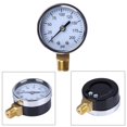 thumbnail image 3 of 2x Manómetro de de Agua de Aceite de Aire Frontal de 2 "Manómetro de Montaje Lateral de 1/4" NPT 0 PSI Sharpla Manómetro, 3 of 8