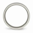 thumbnail image 2 of Titanium Polished Flat Comfort Back Ring Size: 10; for Adults and Teens; for Women and Men, 2 of 6