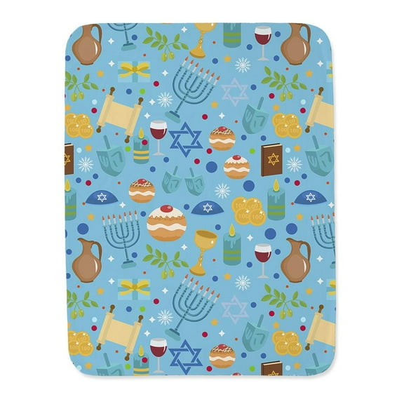 Hanukkah Pattern. Blanket  -Image by Shutterstock,