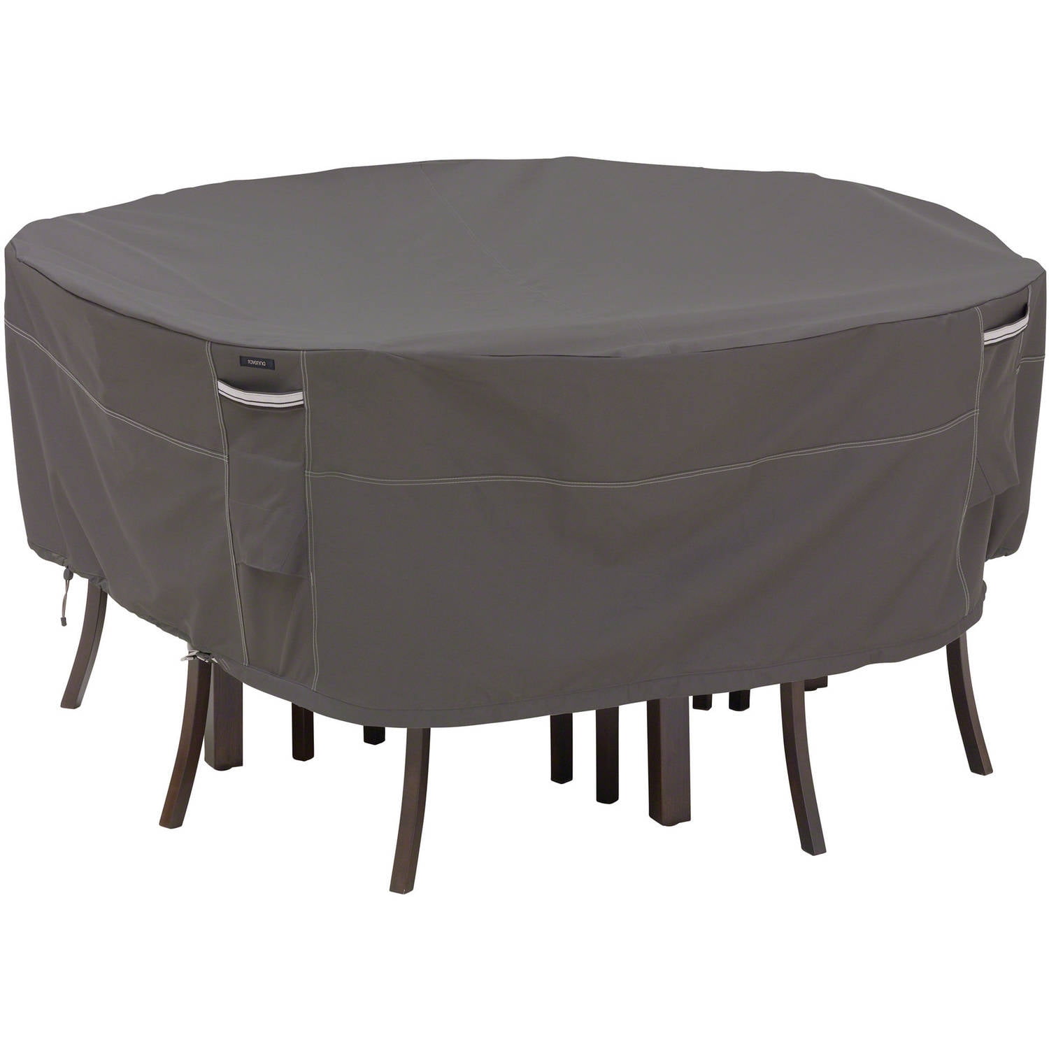 Classic Accessories Ravenna Round Patio Table And Chair Cover Classic Accessories Ravenna Round Patio Table And Chair Cover Premium Outdoor Furniture With Durable Water Resistant Fabric Large