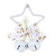 thumbnail image 1 of Ounissouiy Campana de Navidad Ventana Colgante de pared Estrella Colgante de Navidad Decoración interior al aire libre Atmósferas de vacaciones Kits de decoración para fiestas Blanco, 1 of 6