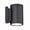 Black, variant on Wac Lighting Ws-W2605 Tube 5" Tall 1 Light Led Outdoor Wall Sconce - Black