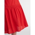 thumbnail image 4 of Terra & Sky Women’s Plus Cotton Geo Eyelet Midi Skirt, Sizes 0X-5X, 4 of 5
