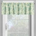thumbnail image 4 of Ambesonne Green Valance & Curtain, Botanical Floral Vintage, 55"x24", Cream Pale Blue, 4 of 6