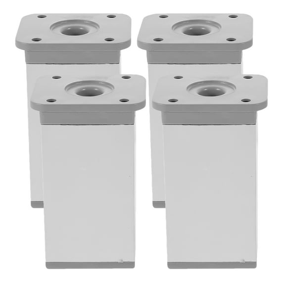 FRCOLOR 4 Pcs Couch Legs Furniture Legs Square Furniture Support Legs 8.00X5.00X4.20CM