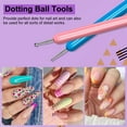 thumbnail image 4 of Saviland 8Pcs Nail Art Brushes Kit - Multifunctional Detail Double-End Nail Art Tools Kit with Painting Dotting Liner Pen for Gel Nail Polish, 4 of 7