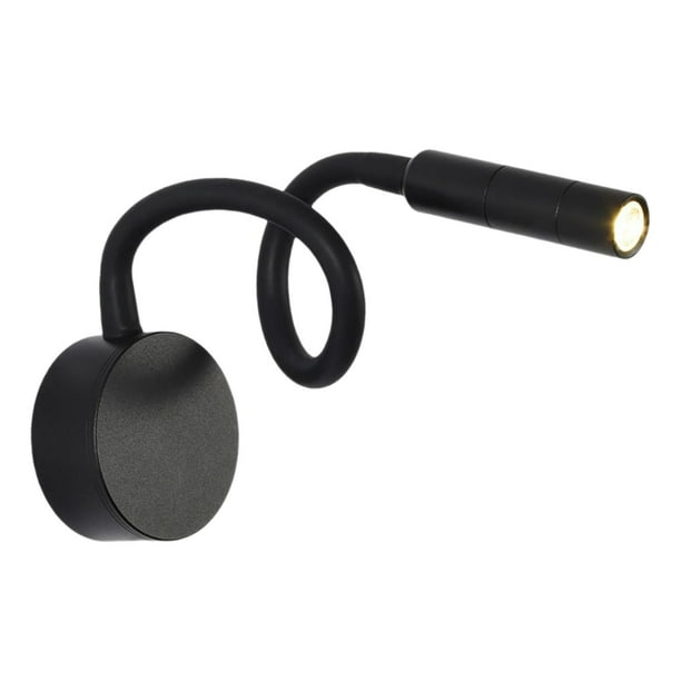 LED Reading Lights,Wall Mount Lamp with Flexible Gooseneck, Bedside