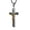 Silver&Gold, variant on Catholic Jesus Christ on INRI Cross Crucifix Gold Silver Tone stainless steel Pendant Necklace 22+2 Chain (Silver & Gold)