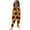 Orange-2, variant on Odeerbi Toddler Girls Halloween Sleeveless Jumpsuit Strap Romper Kids Comfortable Cute Halloween Print Suspenders Leisure Long Pants Toddler Clothes Black