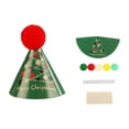 thumbnail image 2 of Kit de Decoración Navideña de Mini Sombreros de Manzana | Set de Materiales para Manualidades de Papel con Sombreros Multicolores, Pegatinas y Pegamento para Adornos Navideños | Diseños Festivos de R, 2 of 6