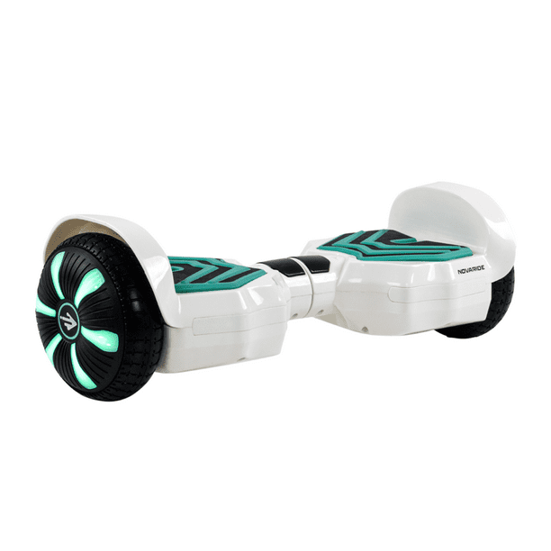 Hoverboard Electrico Patineta para Adulto con Luces Led 200W Nova-Hover Advanced Blanco