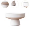 thumbnail image 6 of oshhni Ceramic Flowerpot Portable Decorative for Desk Study Room Garden White, 6 of 9