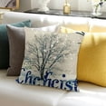 thumbnail image 3 of SHANXI Merry Christmas Throw Pillow Covers Farm Fresh Tree Hat 22x22in, 3 of 5