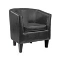 thumbnail image 1 of CorLiving Antonio Bonded Leather Tub Chair, 1 of 4