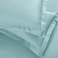 thumbnail image 5 of Superior Cotton Blend 600 Thread Count Duvet Cover Set, Full/ Queen, Light Blue, 5 of 5